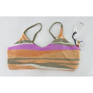 NWT PrAna Women's Willow Falls Reversible Swim Top Waves Sz‎  M Sustainable Boho